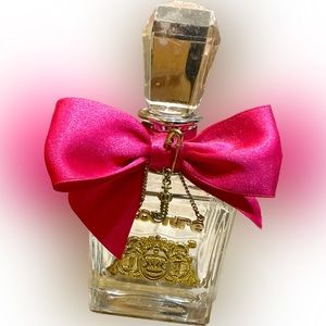 EMPTY 3.4oz VIVA LA JUICY EAU DE PARFUM SPRAY JUICY COUTURE COUTURE CHARMS “J”